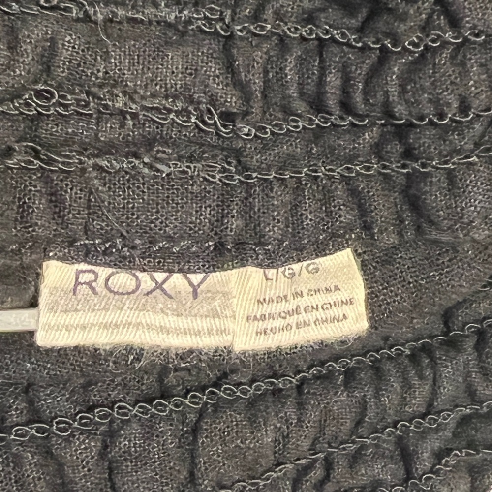 Roxy L black linen shorts - Picture 6 of 7